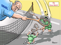 THE GAZA MATCH by Paresh Nath