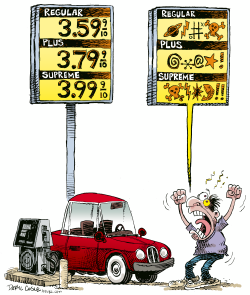 GAS PRICES CURSE 2007  by Daryl Cagle