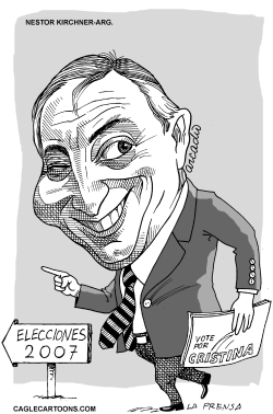 NESTOR KIRCHNER ARG by Arcadio Esquivel