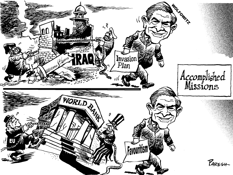  MISSIONS OF  WOLFOWITZ by Paresh Nath