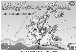 SHWRECK THE WORST ADMINISTRATION IN HISTORY by RJ Matson