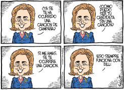 HILLARY CLINTON  by Bob Englehart