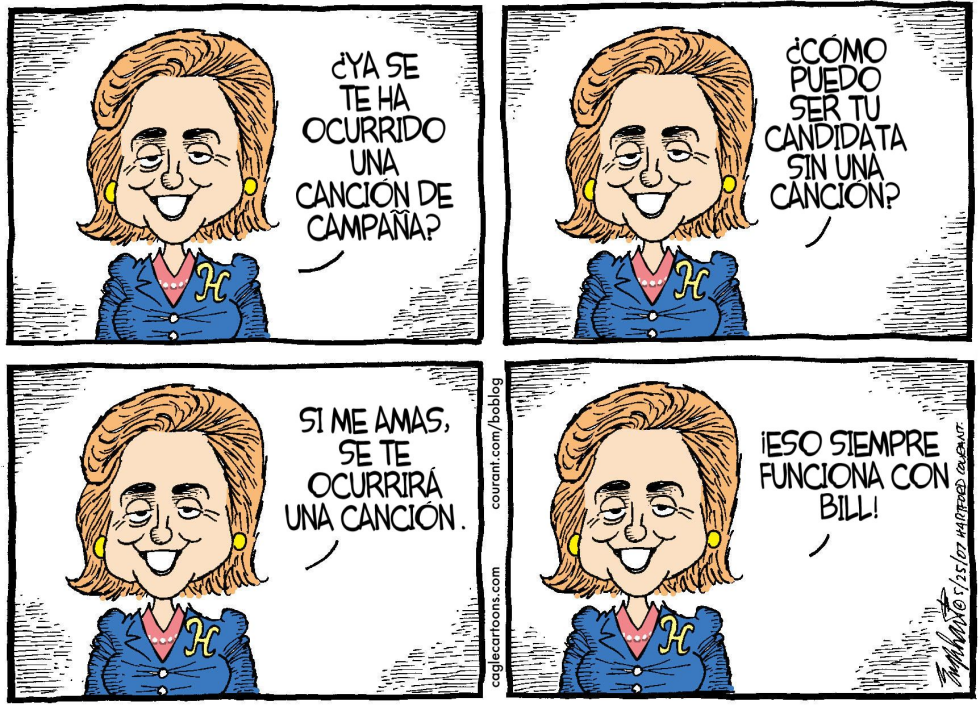  HILLARY CLINTON  by Bob Englehart