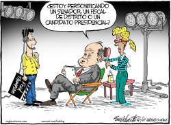 FRED THOMPSON  by Bob Englehart