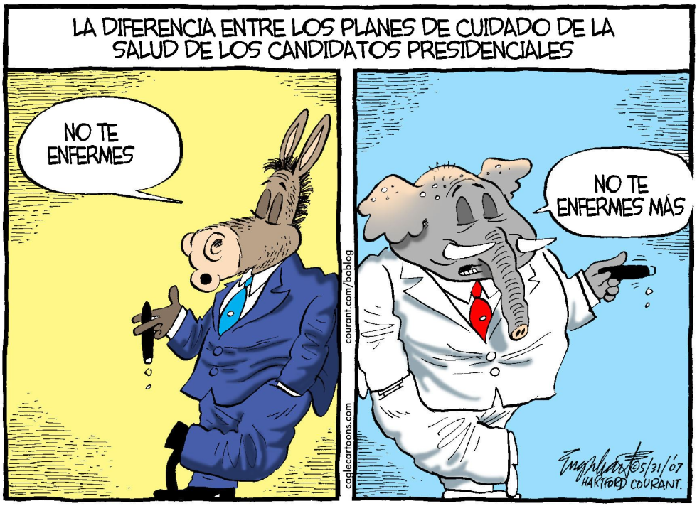  PLANES PARA EL CUIDADO DE LA SALUD  by Bob Englehart