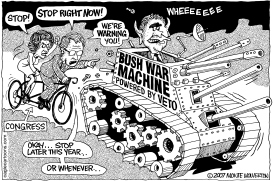 STOPPING THE BUSH WAR MACHINE by Wolverton