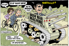 STOPPING THE BUSH WAR MACHINE  by Wolverton