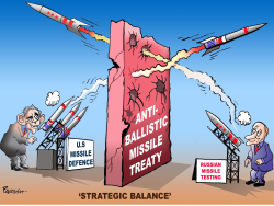 US AND RUSSIA AT G8 ARGUE MISSILE DEFENSE by Paresh Nath