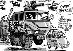 WAR ON WARMING by Pat Bagley