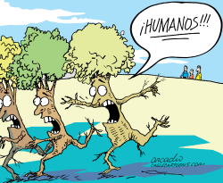 NATURALEZA ESCAPA DEL HOMBRECOL by Arcadio Esquivel