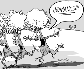 NATURALEZA ESCAPA DEL HOMBRE by Arcadio Esquivel