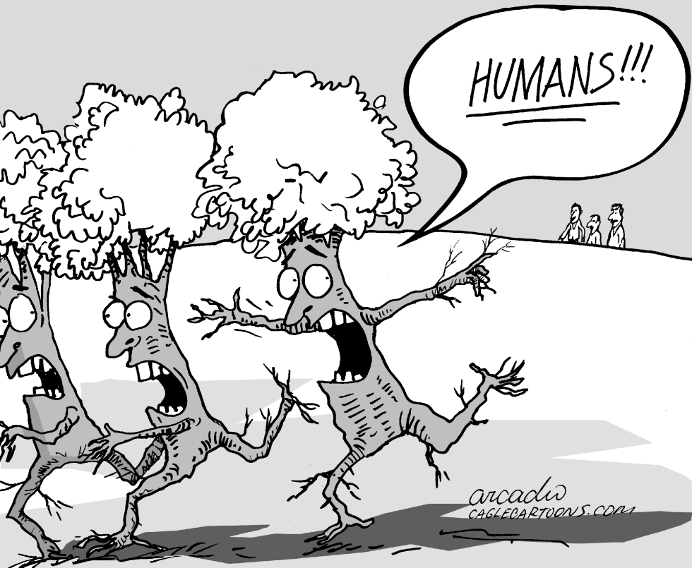  NATURE ESCAPES FROM MANKIND by Arcadio Esquivel