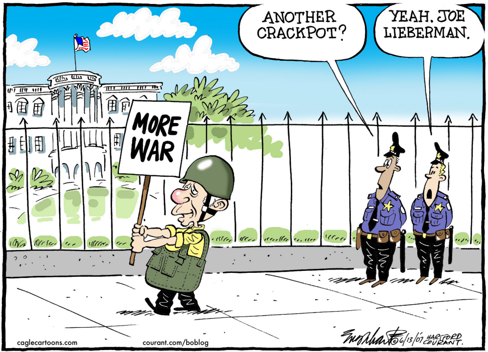  JOE LIEBERMAN by Bob Englehart