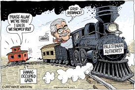 THROW HAMAS FROM THE TRAIN by Wolverton