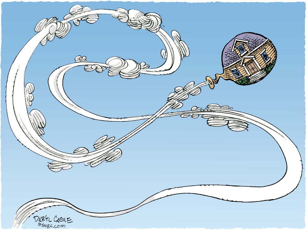  HOUSING BALLOON  by Daryl Cagle