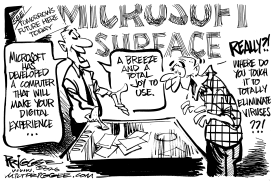 MICROSOFT SURFACE by Milt Priggee