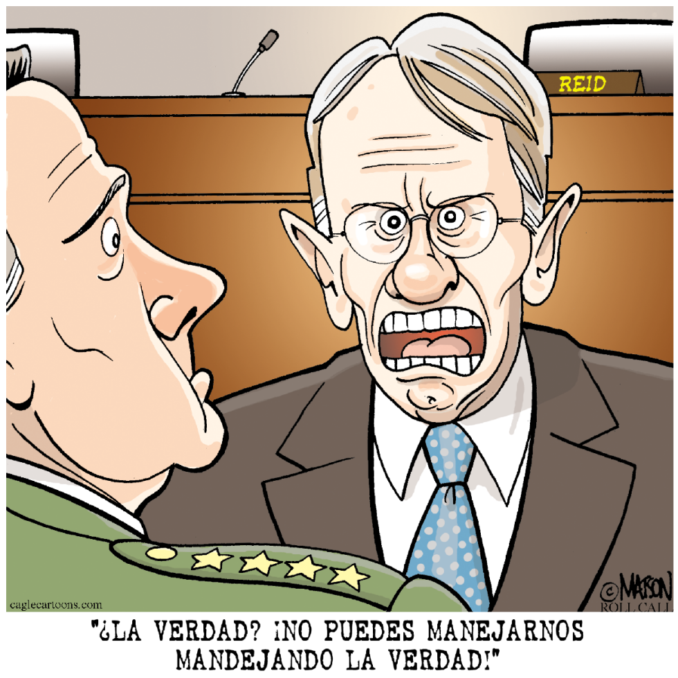  EL SENADOR REID PUEDE MANEJAR LA VERDAD  by RJ Matson