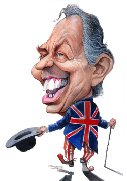 TONY BLAIR by Petar Pismestrovic