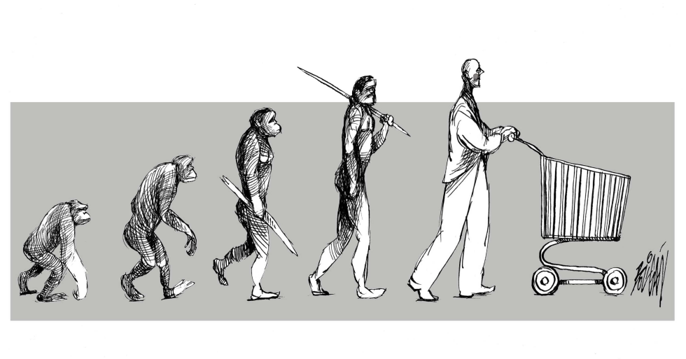  EVOLUTION OF THE CONSUMER by Angel Boligan