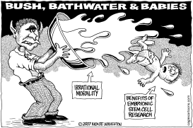 BUSH BATHWATER AND BABIES by Wolverton