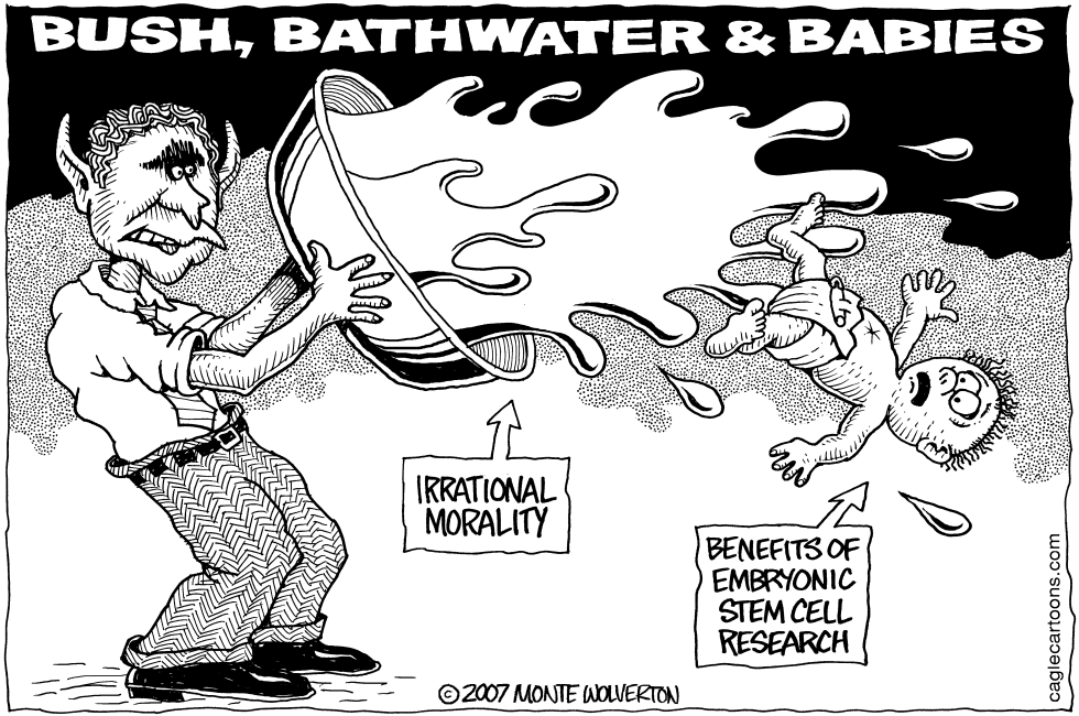  BUSH BATHWATER AND BABIES by Wolverton