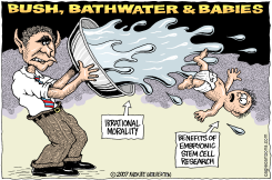 BUSH BATHWATER AND BABIES  by Wolverton