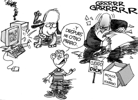 EL PERRO SE COMIO MI GOBIERNO by Pat Bagley