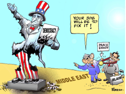 BLAIR'S NEW JOB by Paresh Nath