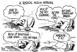 A RADICAL MUSLIM MORNING by Mike Lane