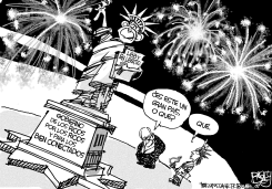 ESTATUA DE LA LIBERTAD DE LIBBY by Pat Bagley