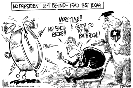 NO PRESIDENT LEFT BEHIND by Mike Lane