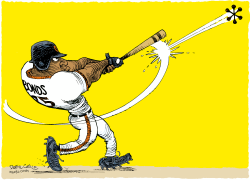 EL RECORD DE HOME RUNS DE BARRY BONDS  by Daryl Cagle