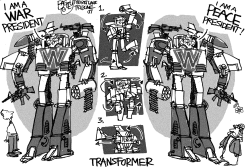 BUSH TRANSFORMER by Pat Bagley