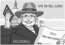 LOCAL MO-SENATOR MCCASKILL INVESTIGATES WAR PROFITEERING by RJ Matson