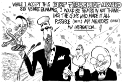 BEST TERRORIST AWARD by Mike Lane