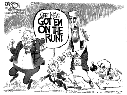 AL QAIDA ON THE RUN by John Darkow