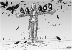 MIDDLE EAST SCARECROW by RJ Matson