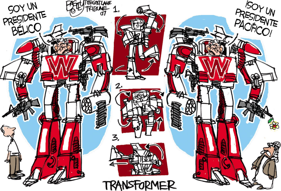  BUSH TRANSFORMER  by Pat Bagley