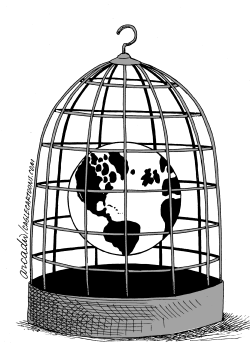 JAILED WORLD by Arcadio Esquivel