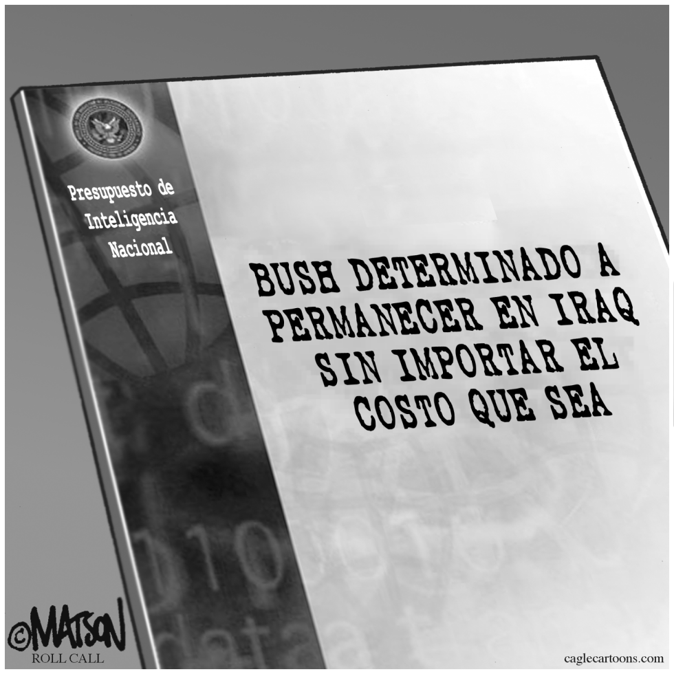  ADVERTENCIA DEL PRESUPUESTO DE INTELIGENCIA NACIONAL by RJ Matson