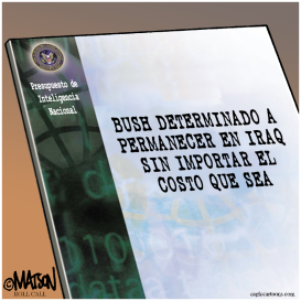 ADVERTENCIA DEL PRESUPUESTO DE INTELIGENCIA NACIONAL  by RJ Matson