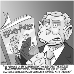 HILLARY POTTER AND THE DEATHLY HALLOWS by RJ Matson