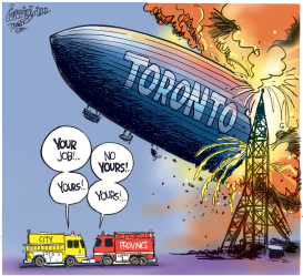 TORONTO SUFFERS FOR LACK OF ACTION by Patrick Corrigan