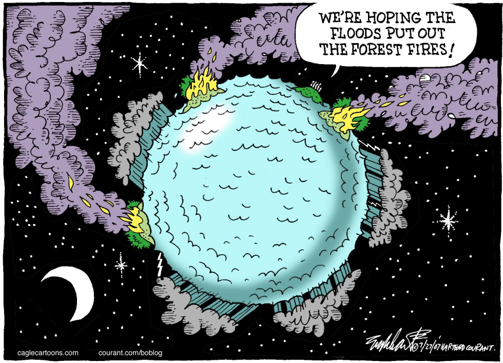  NATURAL DISASTERS AROUND THE GLOBE by Bob Englehart