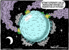 DESASTRES NATURALES ALREDEDOR DEL GLOBO  by Bob Englehart