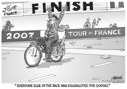 CLEAN WINNER OF THE TOUR DE FRANCE by RJ Matson