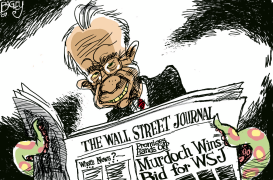 MURDOCH CLUTCHES by Pat Bagley