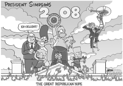 PRESIDENT SIMPSONS by RJ Matson