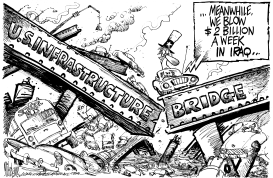 US INFRASTRUCTURE BRIDGE by Mike Lane