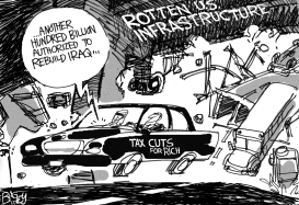 ROTTEN BRIDGES by Pat Bagley